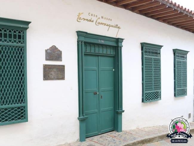 Fachada de la Casa Museo Tomás Carrasquilla